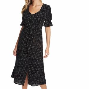 1.State Polka Dot Midi dress